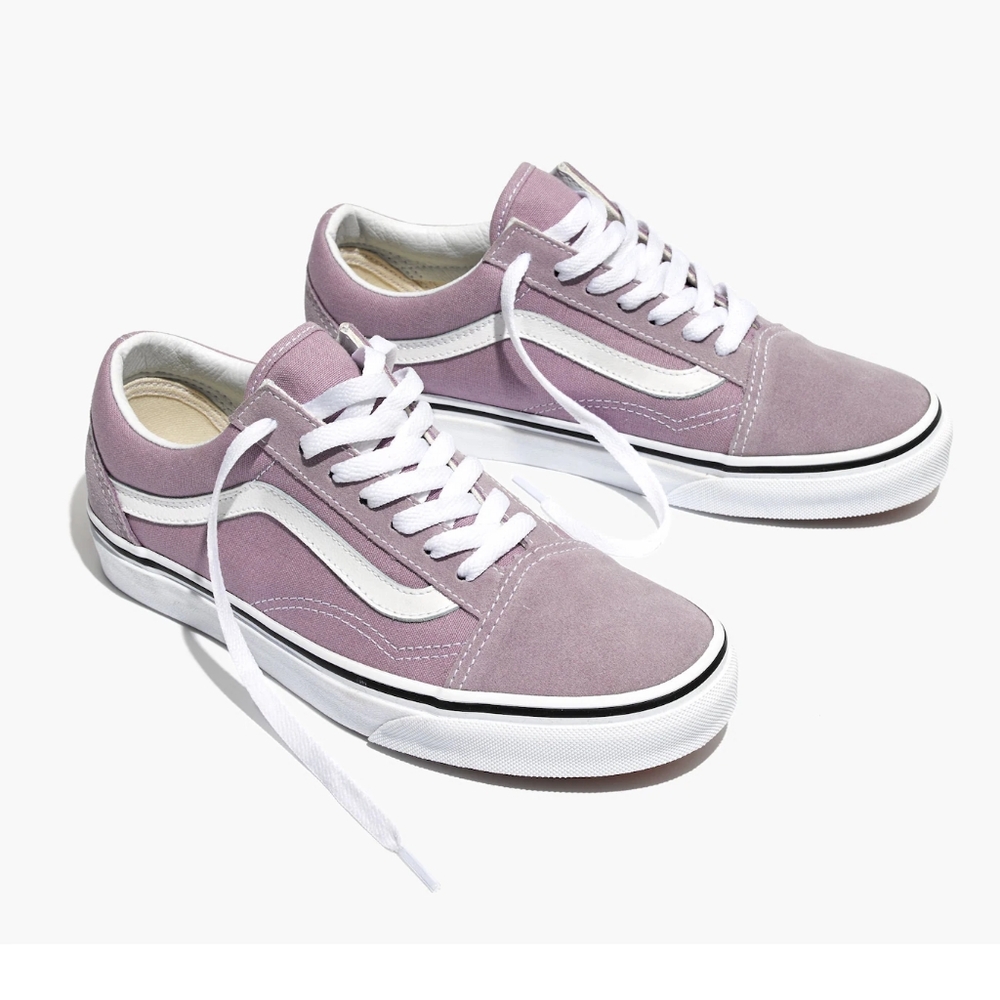 Vans® Unisex Old Skool Lace-Up Sneakers in Sea Fog Sz 7.5 - Picture 1 of 7
